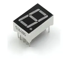 05 X Display 7 Segmentos 1 Digito Anodo Comum Foto mini 3
