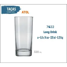 06 Copos Atol 320ml - Long Drink Foto mini 1