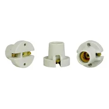 06 Receptáculo Bocal Soquete Porcelana Louça E14 Cor Cinza Foto mini 1