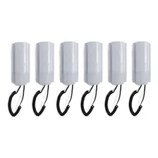 06 Telefones Com Fio Condominial Tdmi 300 Intelbras Cor Branco 12v Foto  mini 1