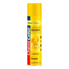 0680091 Tinta Spray Uso Geral Amarelo 400ml Chemicolor Foto mini 1