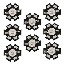 08 Led 3 W Epistar Com Dissipador Estrela Foto mini 1