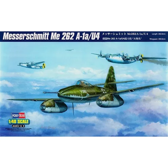 1/48 Messerschmitt Me-262a-1a/u4 - Hobby Boss Foto 1