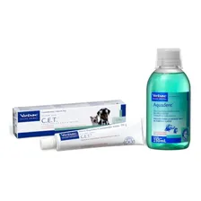 1 Aquadent 250ml + 1 Pasta Dental Cet Enzimatica 70g Virbac Foto  mini 1