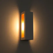 1 Arandela Led Efeito Decorativa Parede Teto 5w 25cm St163 Estrutura Preto 110V Foto mini 2
