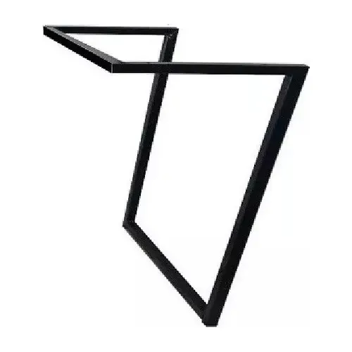 1 Base Mesa Centro 28x60 Industrial Metalon Tubular M1c Cor Preto Foto 1