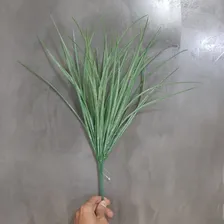1 BuquĂȘ De Capim Artificial Toque Real 50cm Folhagem Foto mini 2