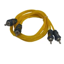 1 Cabo Rca 1 Metro 1m 1 M Blindado Cabos Conector Duplo Som Foto mini 4