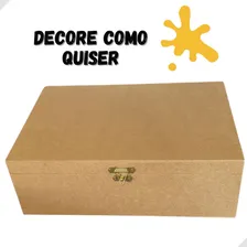 1 Caixas Lisa Com Dobradiça E Fecho 30x20x10 Foto mini 4