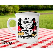 1 Caneca Mickey Esmaltada 300ml Porcelana Disney Mickey Minnie Foto mini  2