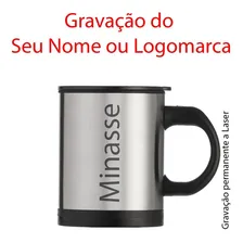 1 Caneca Mixer 400ml Inox Personalizada Mistura Tudo Sozinha Foto mini 2