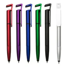 1 Caneta Touch Screen Com Limpa Tela E Porta Celular Foto  mini 1