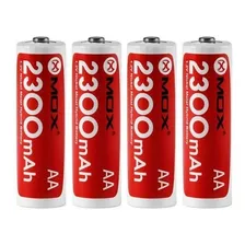 1 Cartela Pilha Aa Mox Recarregável 2300mah Com 4 Unidades Foto mini 1