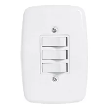 1 Conjunto Interruptor Apagador 3 Teclas Paralelo Three Way Foto  mini 1