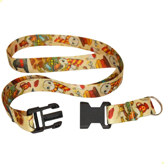 1 Cordão Com Trava Segurança Desenhos Variados Cor Modelo 08 Foto 1