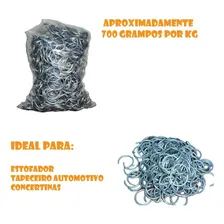 1 Kg De Grampo Tipo C Tapeçeiro Concertina Foto mini 2