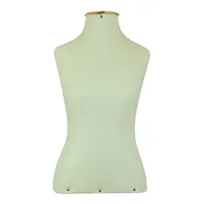 1 Manequim Feminino Forrado Busto Vitrine Loja Sem Pedestal Cor Creme Foto mini 1