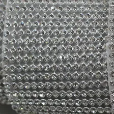 1 Manta De Strass Rolo 120 X 45cm Prata Foto mini 3
