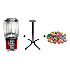 1 Máquina 1000 Bolinhas 27mm 1 Pedestal Kit Vending Machine Foto mini 1