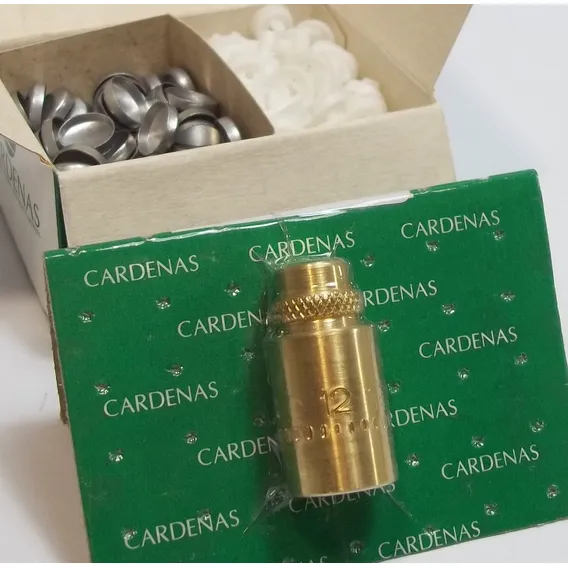 1- Matriz Botão De Forrar N.16 + 45 Botões Bombê Forrar N.16 Foto 1