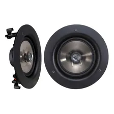 1 Par Caixas De Embutir No Gesso Som Ambiente Aat Q6100albk Cor Preto 110v/220v (bivolt) Foto mini 1