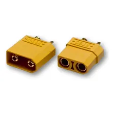 1 Par Conector Plug Xt90 Alta Corrente Macho+fêmea Modelismo Foto mini 2