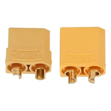 1 Par Conector Plug Xt90 Alta Corrente Macho+fêmea Modelismo Foto mini 4