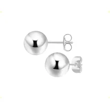 1 Par De Brinco Bola Banhado Ouro Branco Leve Semijoia Luxo Foto  mini 1