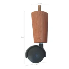 1 Pé Para Cama Box Casal Rodizio Para Moveis Box Solteiro Foto mini 3