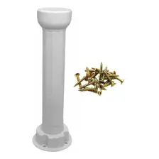1 Pé Regulável Móveis Armário Redondo 22 A 26cm Sas Plastic Branco Foto mini 1