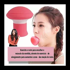 1 Peça Silicone V Face Lifter Facial Exercitador Queixo Cor Rosa Foto mini 1