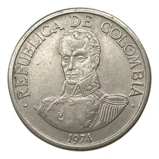 1 Peso - Moeda De Col么mbia Foto mini 1