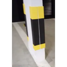 1 Protetor Estacionamento Coluna Garagem Cantoneira Cor Preto/Amarelo Simplefix Foto mini 2