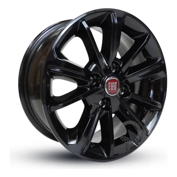 1 Roda Fiat Cronos Aro 14 (unidade) Cor Black Piano Foto 1