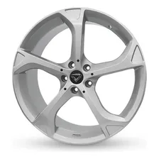 1 Roda Liga Leve Aro 20 Volcano Advance Nova Furação 5x100 Cor Prata Foto  mini 1