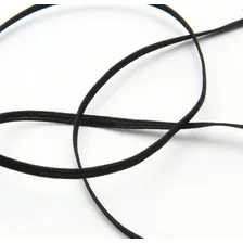 1 Rolo Elastico Zanotti Jaraguá 3mm C/100 Metros Cor Preto Confecção Foto mini 4