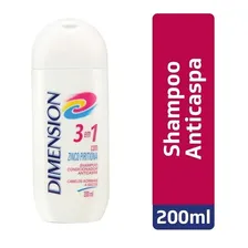 1 Shampoo Dimension 3 Em 1 Cabelos Normais A Secos 200ml Foto mini 1