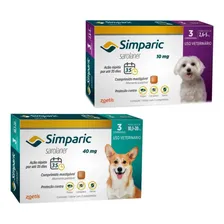 1 Simparic 40mg 10-20kg + 1 Simparic 10mg 2,6-5kg 3 Comp Foto mini 1