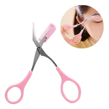 1 Tesoura Com Pente 2 Em 1 Para Design De Sobrancelhas Prof Etude House Foto mini 1