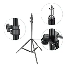 1 Tripé Suporte Profissional Para Ring Light Ajustável Prom Foto mini 2