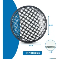 1 Und D Telas Em Ferro C/ Garras Para Alto Falante Permak 12 Cor Preto Foto mini 4