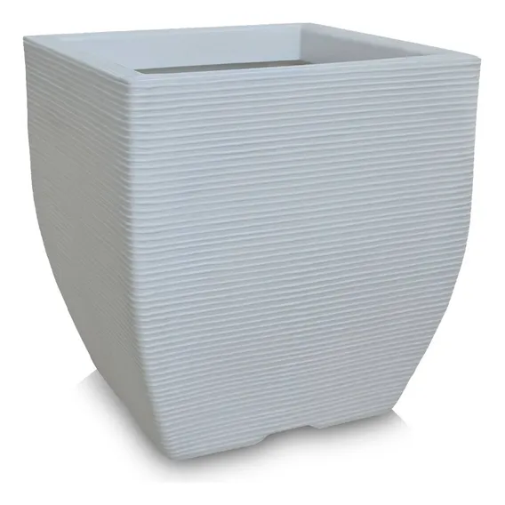 1 Vaso Grande De Planta Frutifera Plastico Polietileno 60x56 Cor Cinza Claro Foto 1