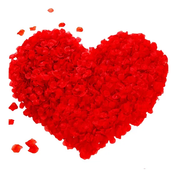 10.000 Pétalas De Rosas Artificiais Vermelha Casamento Noiva Cor Vermelho Foto 1