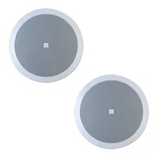 10 Arandela Som Ambiente Jbl Selenium 6fr2r P/ Gesso Redonda Cor Branco Foto mini  2