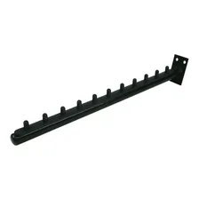 10 Araras Cabideiro Rt De Parede 40 Cm Para 10 Cabides Cor Preta Foto mini 1
