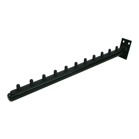 10 Araras Cabideiro Rt De Parede 40 Cm Para 10 Cabides Cor Preta Foto 1