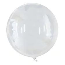 10 Balão Bubble 18 Polegadas Festa Aniversário Casamento 45c Foto  mini 1