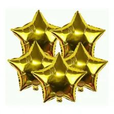 10 Balão Metalizado Estrela Dourado Metalizado 45cm Foto  mini 1