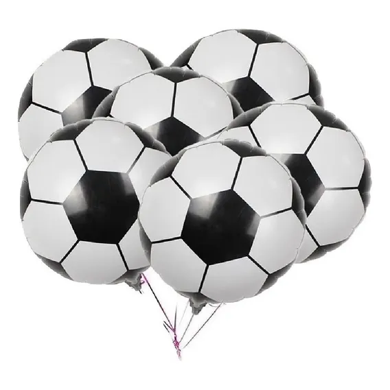 10 Balões Bola Futebol 22 Polegadas 56cm Decoração Foto 1