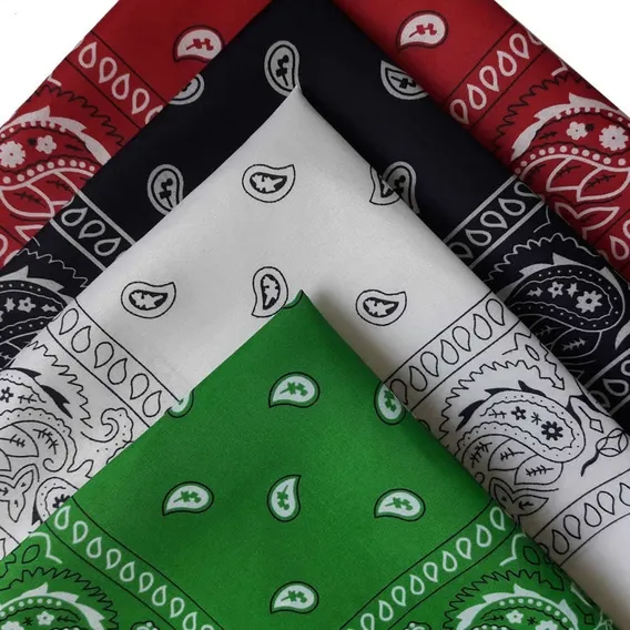 10 Bandanas Estampas Rock Country De Atacado Cor Cores Variadas Foto 1